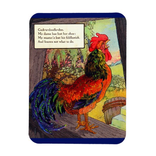 Moeder Goose uit 1920 - Roster Magneet (Verticaal)