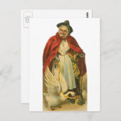 Moeder Goose Victoriaans Verhaal Boek Briefkaart (Voorkant / Achterkant)