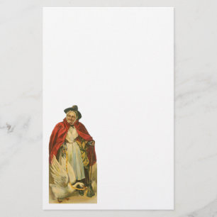 Moeder Goose  Victoriaans Verhaal Boek Briefpapier