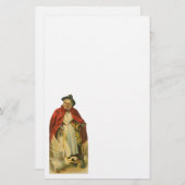 Moeder Goose  Victoriaans Verhaal Boek Briefpapier (Voorkant / Achterkant)