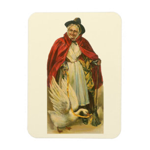 Moeder Goose  Victoriaans Verhaal Boek Magneet