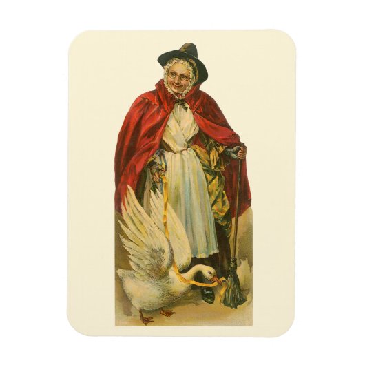 Moeder Goose  Victoriaans Verhaal Boek Magneet (Verticaal)