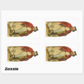 Moeder Goose Victoriaans Verhaal Boek Rechthoekige Sticker (Vel)