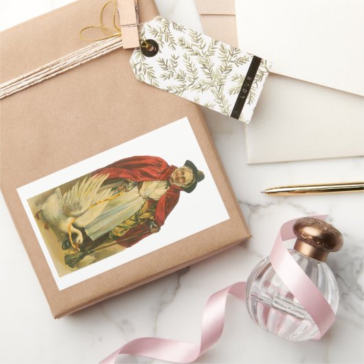 Moeder Goose Victoriaans Verhaal Boek Rechthoekige Sticker (Geschenken)