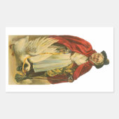 Moeder Goose Victoriaans Verhaal Boek Rechthoekige Sticker (Voorkant)