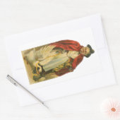 Moeder Goose Victoriaans Verhaal Boek Rechthoekige Sticker (Envelop)