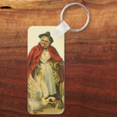 Moeder Goose  Victoriaans Verhaal Boek Sleutelhanger (Achterkant)