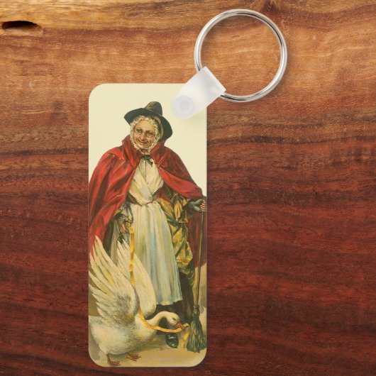 Moeder Goose  Victoriaans Verhaal Boek Sleutelhanger (Achterkant)