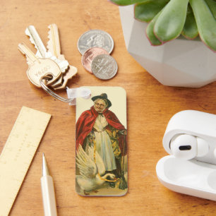 Moeder Goose  Victoriaans Verhaal Boek Sleutelhanger