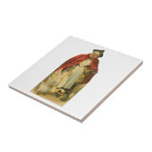 Moeder Goose  Victoriaans Verhaal Boek Tegeltje (Zijkant)