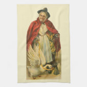 Moeder Goose  Victoriaans Verhaal Boek Theedoek (Verticaal)