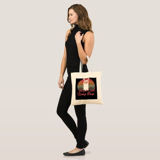 Moeder Grandma Funny schetst een ontwerp van Bad M Tote Bag (Voorkant (model))