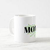 moeder groene blad koffiemok (Voorkant links)