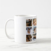 Moeder GSD-hond moeder foto collage wit zwart Koffiemok (Links)