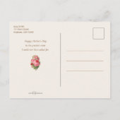  moeder haar dochter kussen feestdagenkaart (Achterkant)