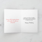 Moeder Happy Birthday Yellow Rose Kaart (Binnen)