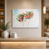 Moeder: Hart van Thuis Canvas Print (Diverse Maten