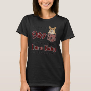 Moeder heeft altijd gelijk Bloemenkraag Corgi Hond T-shirt