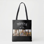 Moeder heeft Kids Count Chic Zwart 3 Foto Tote Bag (Voorkant)