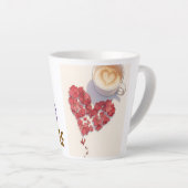 Moeder heeft koffie cadeau voor moeder nodig latte mok (Rechterhoek)