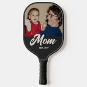 Moeder Heeft Leuk Schrift Foto Pickleball Paddle (Achterkant)