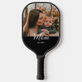 Moeder heeft leuk script foto gemaakt pickleball paddle (Achterkant)