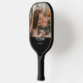 Moeder heeft leuk script foto gemaakt pickleball paddle (Links)