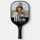 Moeder heeft leuk script foto gemaakt pickleball paddle (Achterkant)