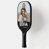 Moeder heeft leuk script foto gemaakt pickleball paddle (Links)