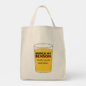 Moeder heeft meer Juice nodig - Munch My Benson Tote Bag (Achterkant)