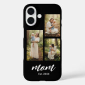 Moeder heeft modern schrift 3 foto Case-Mate iPhone case (Achterkant)