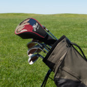Moeder heeft modern schrift foto ingesteld golfheadcover (Insitu)