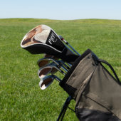 Moeder heeft modern schrift foto ingesteld golfheadcover (Insitu)