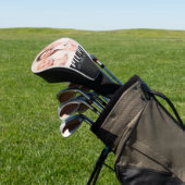 Moeder heeft modern schrift foto ingesteld golfheadcover (Insitu)