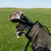 Moeder heeft modern schrift foto ingesteld golfheadcover (Insitu)