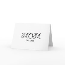 Moeder heeft Moederdag ingesteld Modern Schrift