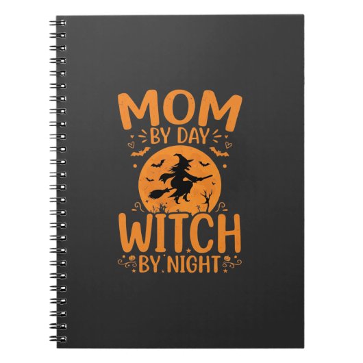 Moeder Heks Halloween Ontwerp Notitieboek (Voorkant)