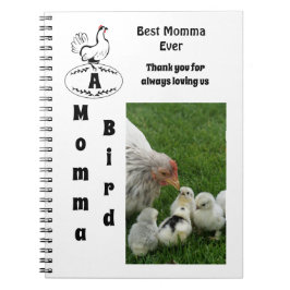 Moeder Hen Best Momma Ever Foto Name Notitieboek