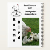 Moeder Hen Best Momma Ever Foto Name Planner (Achterkant)