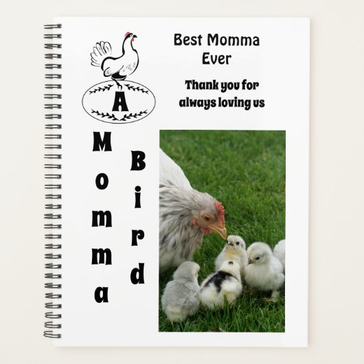 Moeder Hen Best Momma Ever Foto Name Planner (Voorkant)