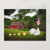 Moeder Hen Briefkaart (Voorkant)