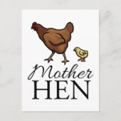 Moeder Hen Briefkaart (Voorkant)