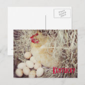 Moeder Hen door JerseyFawn Briefkaart (Voorkant / Achterkant)