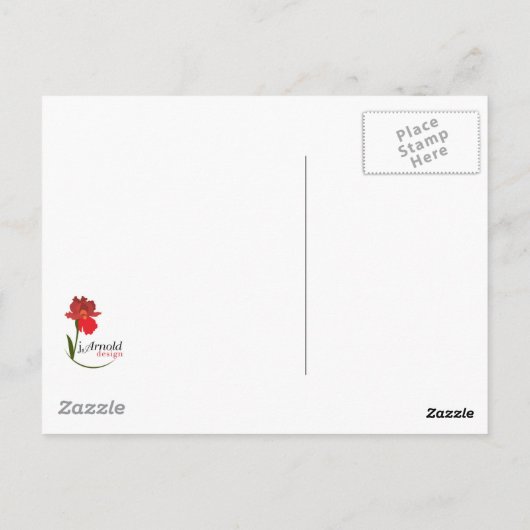 Moeder Hen en Kip Briefkaart (Achterkant)