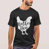 Moeder Hen Happy Moederdag Schattige kip cadeau vo T-shirt (Voorkant)