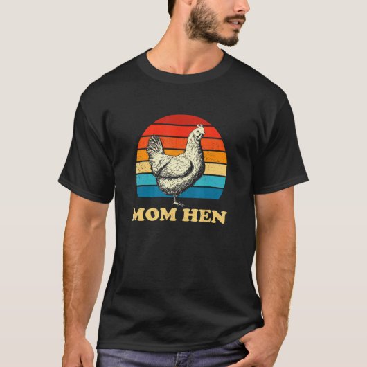 Moeder Hen Kip Moeder Kip Fluisteraar T-shirt (Voorkant)