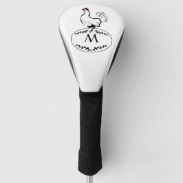 Moeder Hen Nesting op Monogram Eieren Golfheadcover