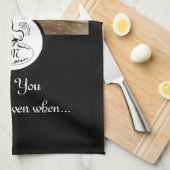 Moeder Hen Nesting w Monogram Egg Foto Theedoek (Quarter Fold)