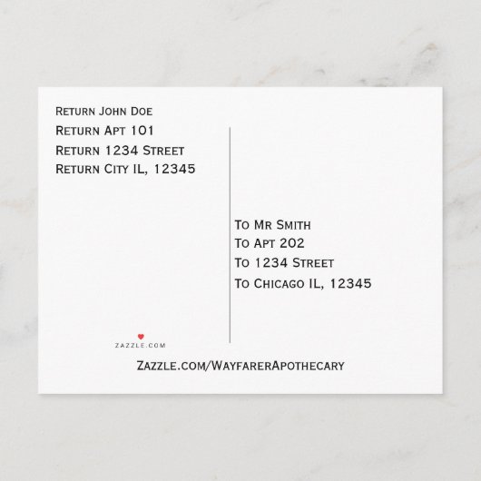 Moeder Hen Silhouette Silhouette Monogram met Foto Uitnodiging Briefkaart (Achterkant)