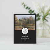 Moeder Hen Silhouette Silhouette Monogram met Foto Uitnodiging Briefkaart (Staand voorkant)